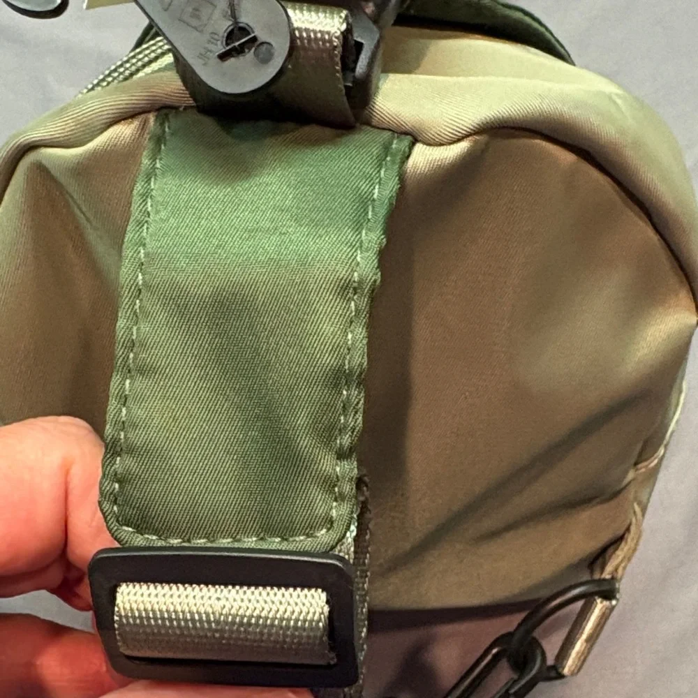 Wonder Nation Kids Sling Bag Olive Green‎ NWT Patches Adjustable Crossbody Strap